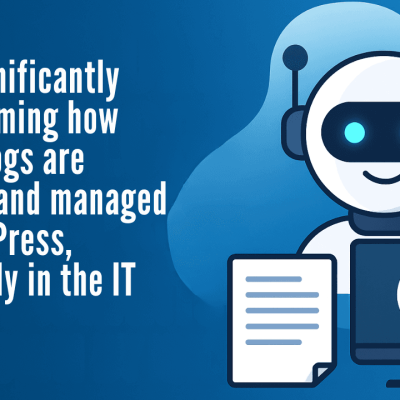 AI is significantly transforming how short blogs are created and managed on WordPress, especially in the IT sector.
